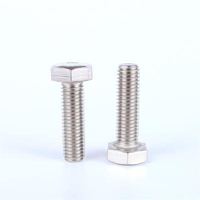 China Stainless Steel OEM Manufacturing Wholesale Price Grade 8.8 Metric Galvanized Bolt And Nut Screw Gasket DIN931 DIN933 Stainless Steel Hex Bolt for sale