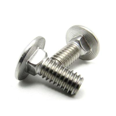 China Stainless Steel American ANSIB18.5 1 Carriage Bolt Round Neck Head Square Bolts for sale