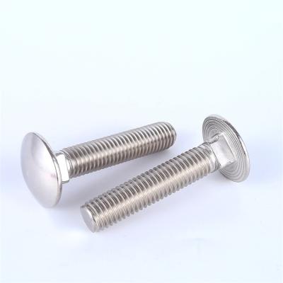 China Stainless Steel DIN603 Hex Head Carriage Bolt Round Head Square Neck Bolt / Mushroom Head Bolt for sale