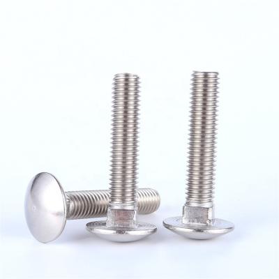 China DIN603 Stainless Steel Carriage Bolt Round Head Square Neck Bolts Spread Head Square Neck Bolts for sale