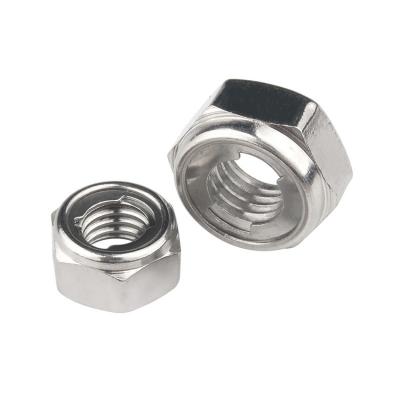 China DIN980 Heavy Industry Pervading Torque Type Hexagon Nuts With Two Piece Metal (Type M) for sale