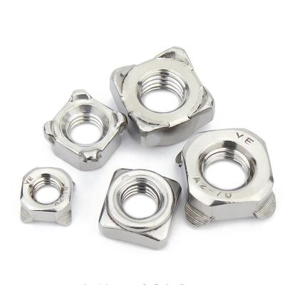 China DIN928 Heavy Industry Stainless Steel SS304 Square Weld Nuts for sale