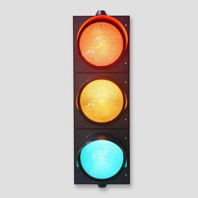 China Traffic Pavement Safety Road Junction 300mm Center Light Source LED Signal Light AC85-265V for sale