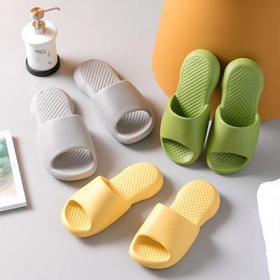 China CUSHIONING new summer new EVA slippers bathroom soft unique designer shoes home slippers for men and women wholesale for sale