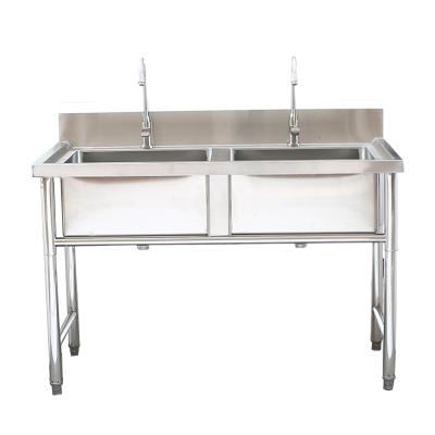 China With Faucet Best Selling Large Commercial Stainless Steel One Cupboard Kitchen Service Station With Sink for sale