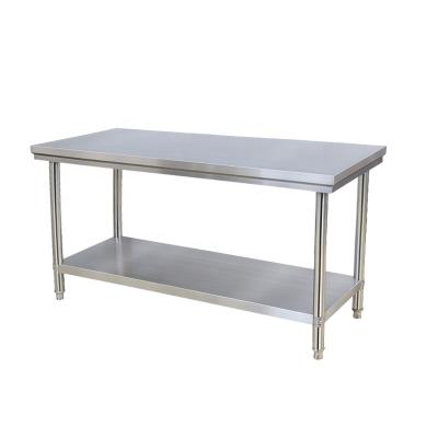 China Best Quality Standard Piping 304 Stainless Steel Kitchen Sink Workbench Easily Assembled for sale