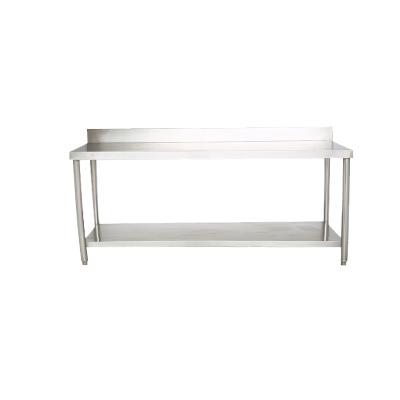 China Brand New Easily Assembled Work Display Bench Dining Table Stainless Steel for sale