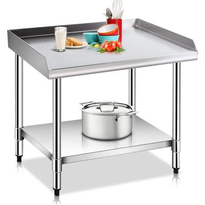 China Universal Stainless Steel Table 28 x 36 - Kitchen Work Table with Undershelf for Restaurant, Hotel, Kitchen and Home for sale