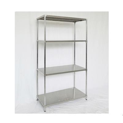 China Universal 4 Tier Storage Shelves For Kitchen Garage Shelves Metal Units And Heavy Duty Shelving Storage Shelving Kitchen for sale