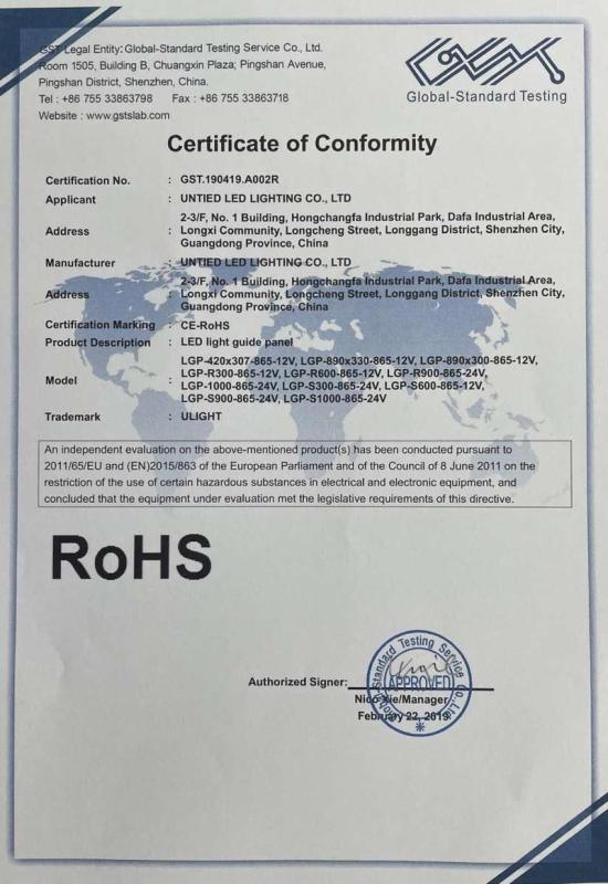 RoHS - Shenzhen United Aluminum Products Co., Ltd.