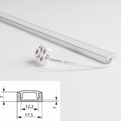 China 12V24V aluminum alloy profile led strip light, aluminum extrusion profile led, 17*7 aluminum profile led for sale