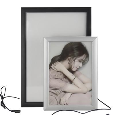 China UL CB 24x36 led frame backlit light box, a3 slim led light advertising box, led light box frame square for sale