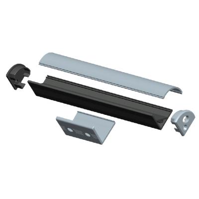 China LED light housing corner led aluminum profile channel, led aluminum profile channel, led aluminum profile for sale