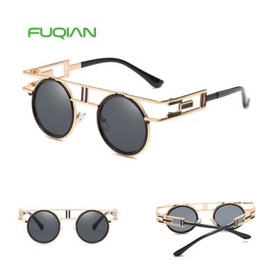 China Cool Sunglasses Brand Designer OEM China Manufacturers Oval Round Frame Men Sunglasses for sale