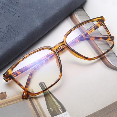 China For Reading 2021 Fashion Computer Game Square UV400 Blue Light Anti Blocking Glasses For Adults Men And Women Glasses for sale