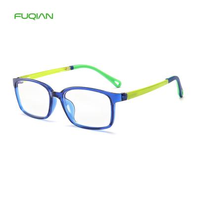 China Fashion Sunglasses Shape Flexible UV400 TPEE Glass Frame Anti Blue Light Computer Glasses Children For Kids for sale