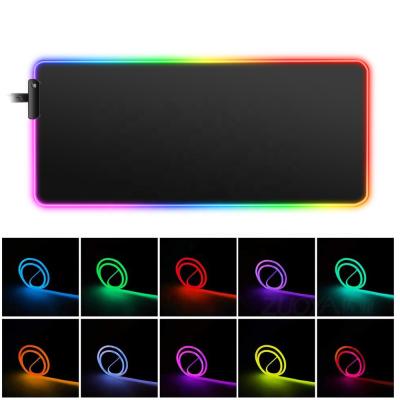 China Laptop Mousepad LED Gaming Large RGB Mouse Pad 900*400 Anti-Slip Best Selling Best Gaming Mouse Pad CS Hot Rubber Keyboard Mat GO Mousepad Xxl for sale