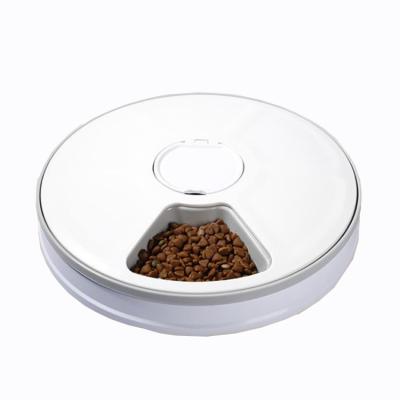 China 2021 best selling separate automatic pet feeder electronic synchronized pet feeder 6 automatic meal trays for sale