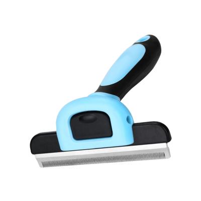 China China New Design 2021 Sustainable Fur Cleaning Tool Deshedding Massage Comb Pet Hair Remove Brush for sale