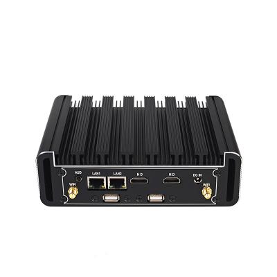 China YINGCHI MINI DOUBLE HD DOUBLE DOUBLE Industrial Fanless PC I5 5200U LAN COM Industrial PC for sale