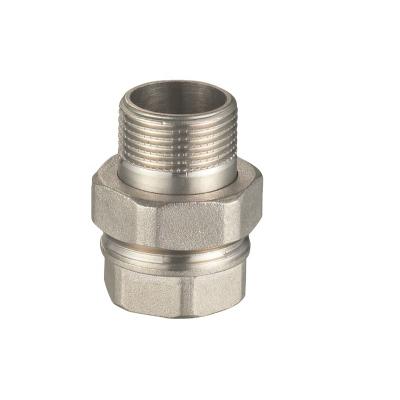 China General Factory 1/2 Inch -2 Inch High Quality Brass Unions Straight Hydraulic Hose Fitting Adapter With O Ring for sale