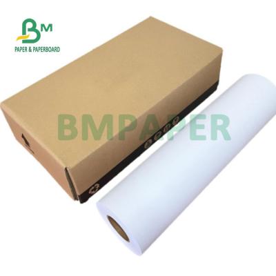 China Breedformaat 80 gram 20 lb Cad Plotter Paper Roll 18' 24' 36' X 500ft Voor Ingenieursarchitectonische tekeningen Te koop