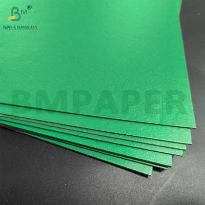 China Glossy Laminated Green Paperboard Grey Back 1.2mm 1.4mm For Folders for sale