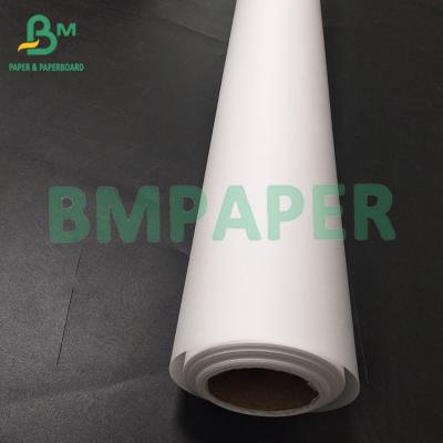 China 63gm 914mm*50m Weißwasserdichtes Spurenpapier für Bekleidungsetiketten zu verkaufen