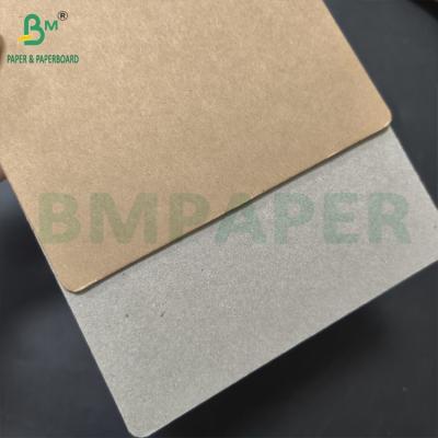 China Ultra Hard Smooth Kraft Chipboard Paper 1.5mm Recycled Materials for sale