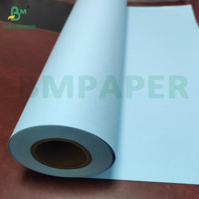 China Papel gráfico azul de doble cara de 80 gramos, papel de dibujo de 914 mm x 50 yardas en venta