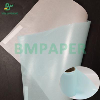 China Papel de vidrio resistente al aceite blanco y azul autoadhesivo en venta