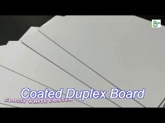 1mm 540gsm White Cardboard Double Side White Coated Duplex Board