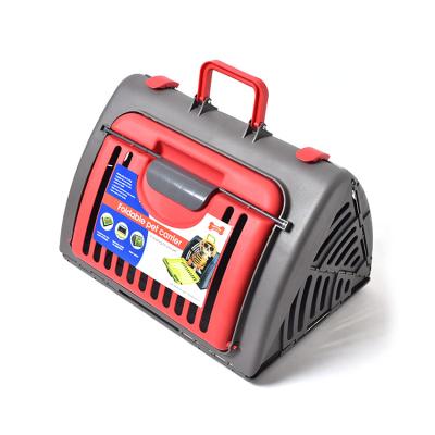 China High Quality Breathable Pet Cage Portable Pet Carrier Dog Travel Bag Plastic Cage for sale