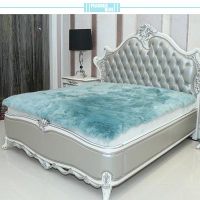 China Rectangle Faux Fur Rug Faux Fur Anti-Slip Fluffy Warm Elegant Blanket for sale