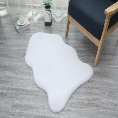 China Home Selling Home deco Fur Carpet Rugs Living Room Faux Fur Blanket Warm Rugs Cozy Rabbit Fur Rug for sale