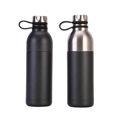 China 2022 Factory Style New Sustainable Detachable Stainless Steel Cola Shaped Water Bottle Vacuum Insulated Travel Mug With Custom Logo for sale