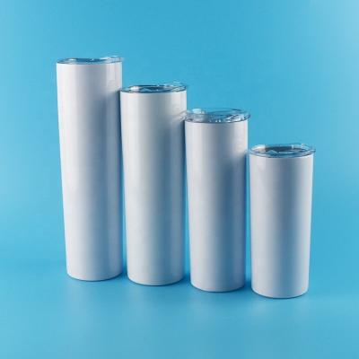 China Durable 15oz 20oz 30oz Stainless Steel Insulated Sublimation Blanks Lean Slim Tumbler for sale