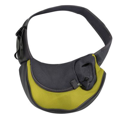 China Stocked 2021 Breathable Single Shoulder Pouch Bag Dog Cat Pet Carrier Pet Sling Carriers For Puppy Hand Free Carrier Bags for sale