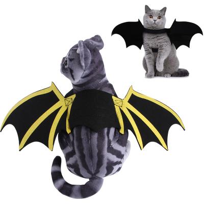 China Stocked 2021 Bat Pet Halloween Costume Wing Props For Cat Dog Halloween Costume Decor Pet Clothes for sale