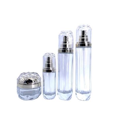 China High Quality Personal Care 30ml 50ml 100ml Cosmetics Packaging Glass Cosmetic Jar Glass for sale