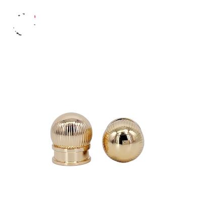 China Non Refillable Gold Zamac Cap For Perfume Bottle Zamac Perfume Cap for sale