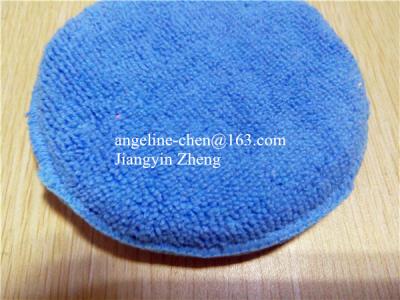 China microfiber car cleaning, house cleaning applicator pad for sale