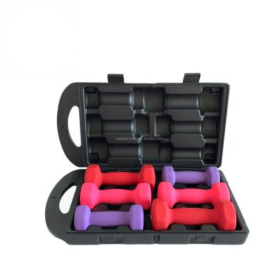 China Hot Selling Full Body Fitness Exercise Women's Color Neoprene Dumbbell Sets Portable Gym Fitness Dumbbell for sale