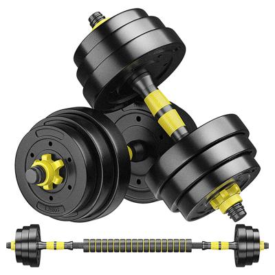 China Factory Price Pvc+cement Cheap Vinyl Cement Adjustable Dumbbell for sale