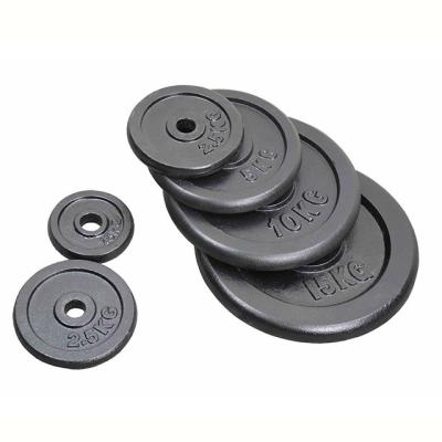 China Universal Strength Forming 25mm 28mm 30mm Standard Cast Iron Weight Plates for sale