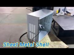 Silver Sheet Metal Shell Case Stamping Steel Aluminum Fabrication