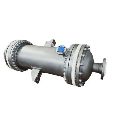 China Hotels Industrial Water Cooled Stainless Steel Shell And Tube Condenser For Steam for sale