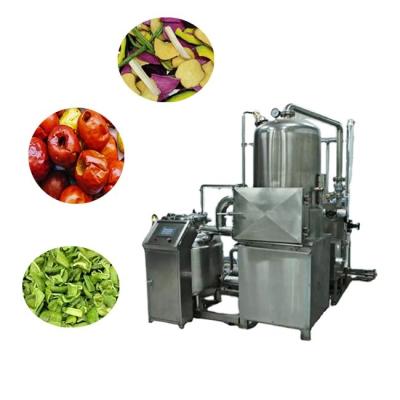 China food & Beverage Plant Dehydration Deoling Low Temperature Vacuum Frying Machine For Okra Chips for sale