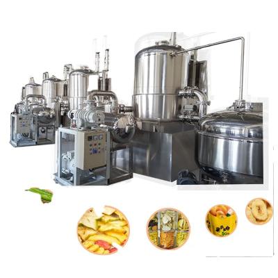 China Potato Chips Fruit Vacuum Frying Machine Plantain from vegetable processing factory 2019 new for sale