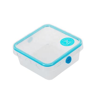 China Food Grade PP Household Kitchen Food Container Plastic Microwavable Heating Crisper Freshness Storage Box Food Storage Box for sale